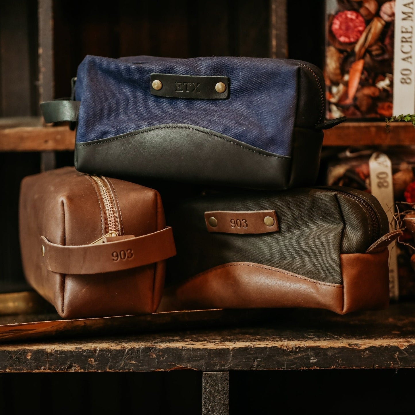 Full-Grain Leather Travel Bag