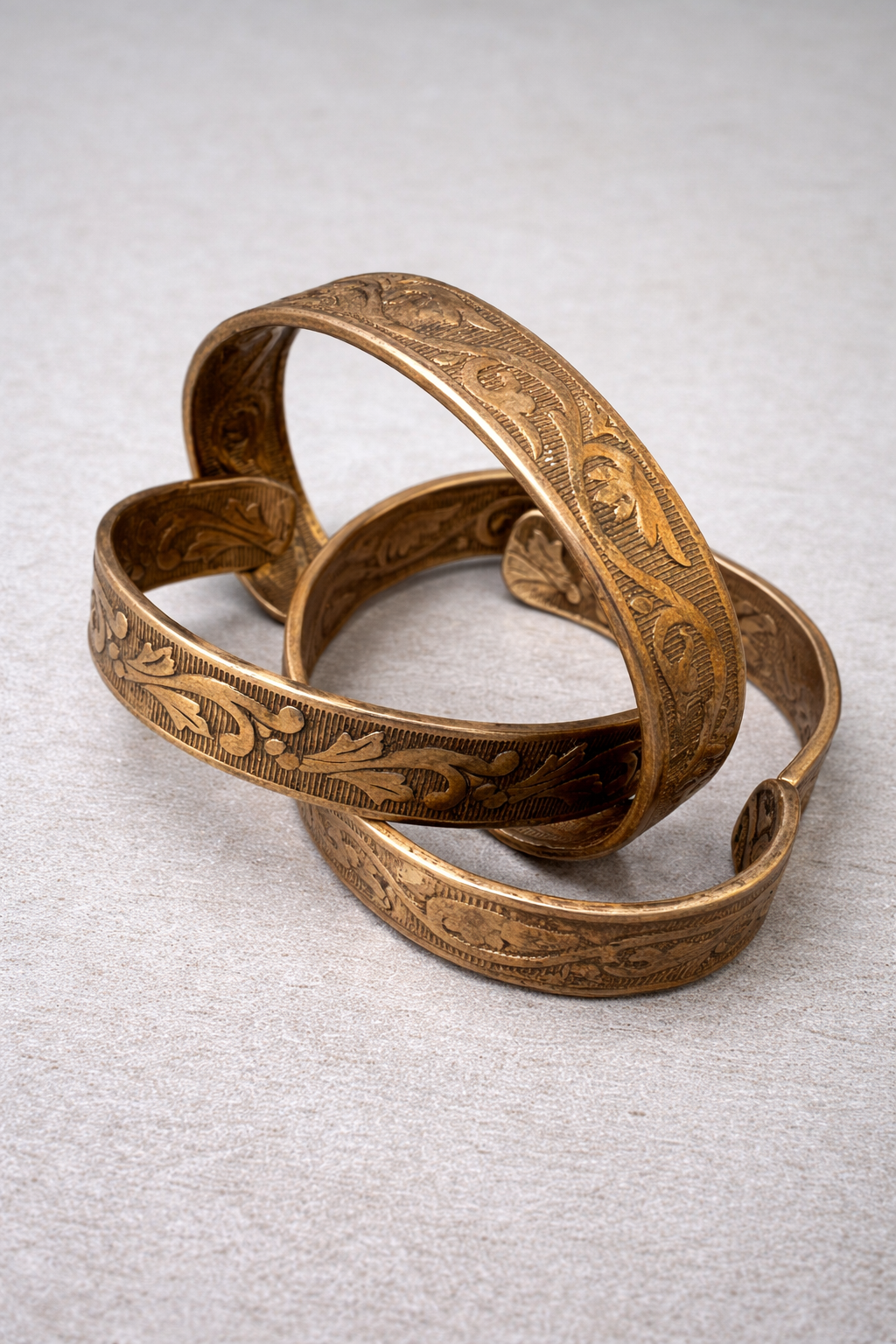 Victorian Lamp Bronze Cuffs