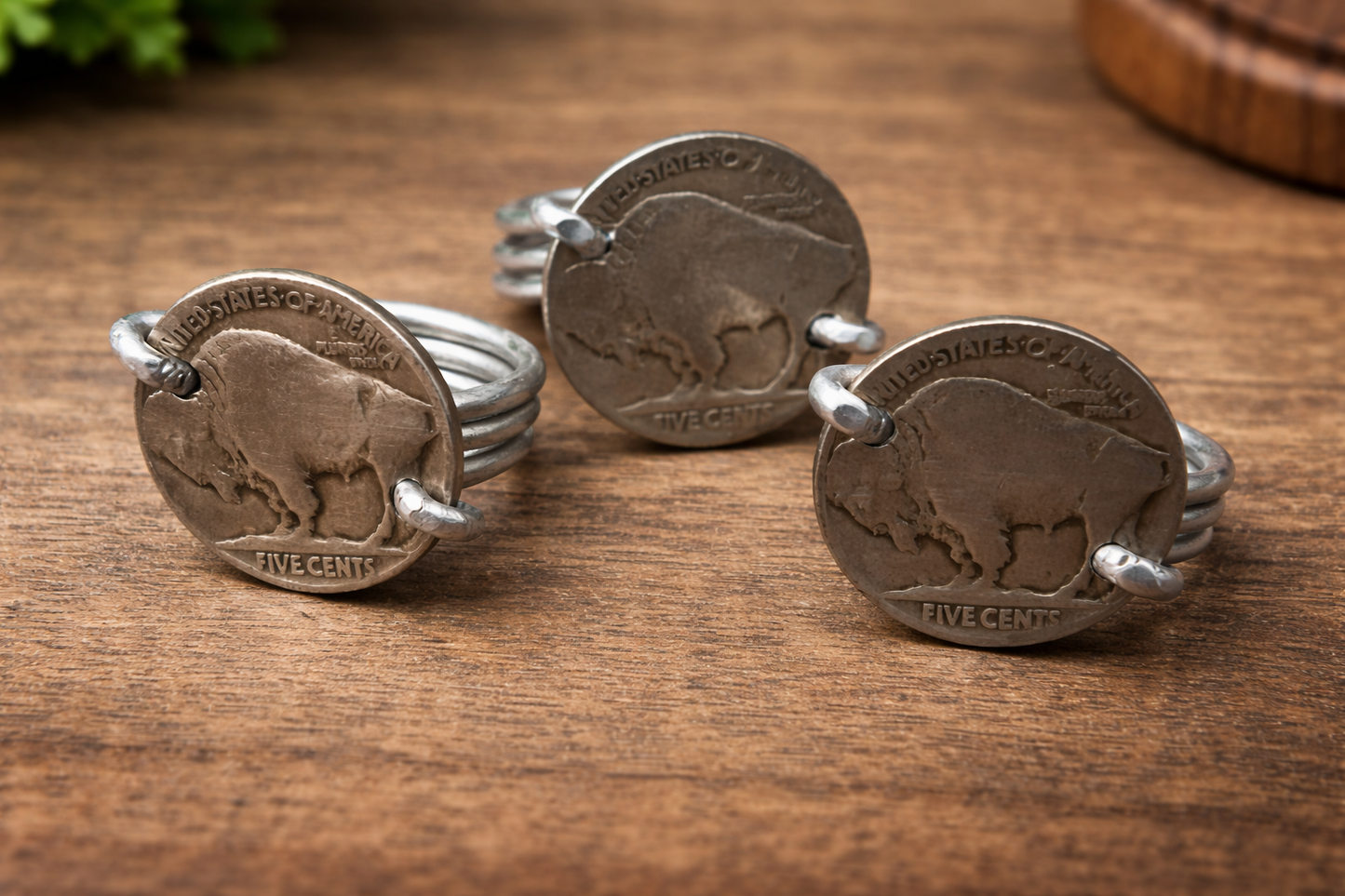 American Coin Rings - Buffalo Nickel Rings