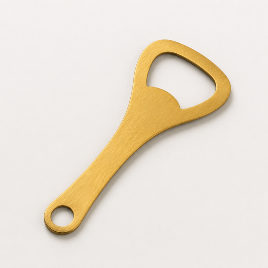 Gold Stainless Steel Bottle Opener