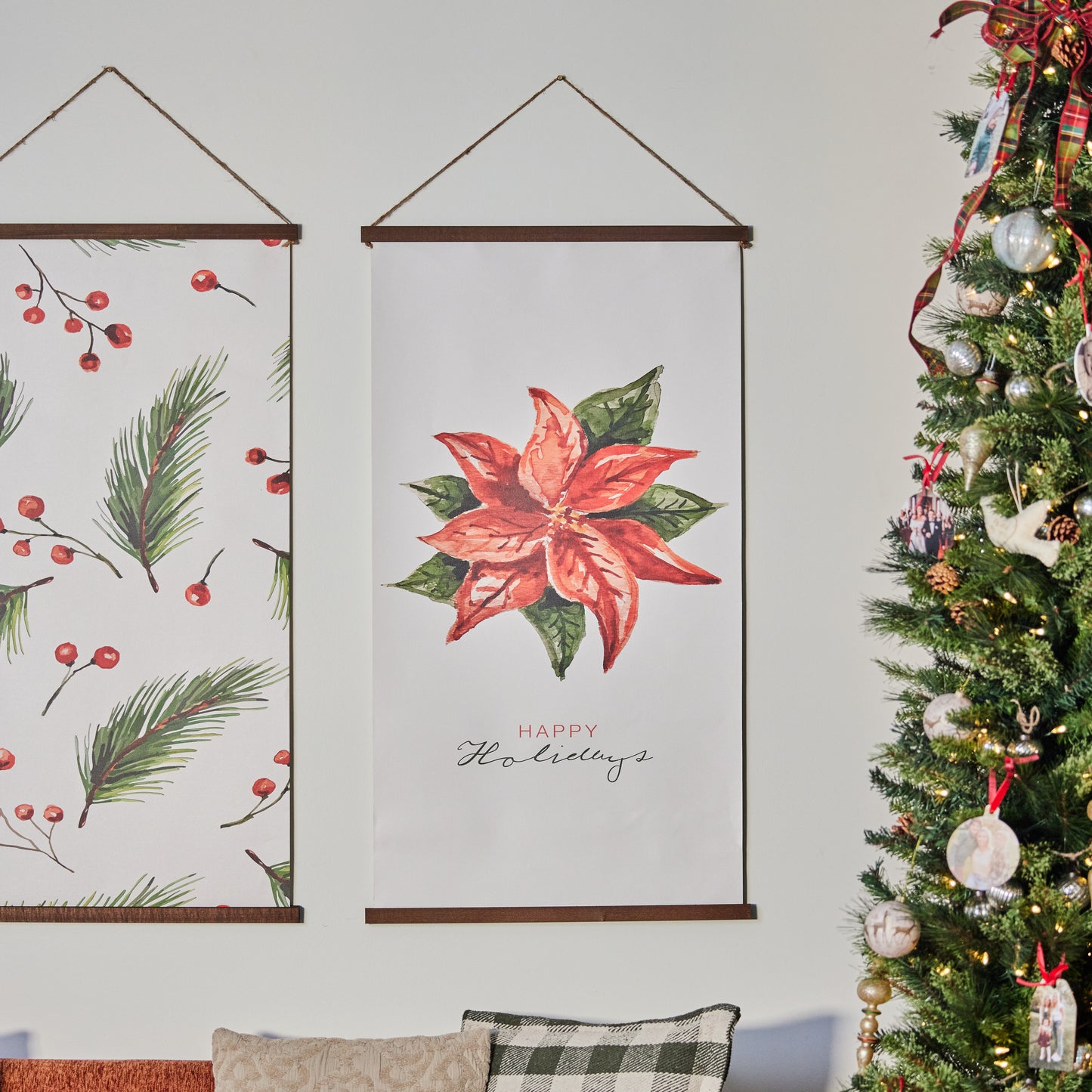 Happy Holidays Poinsettia