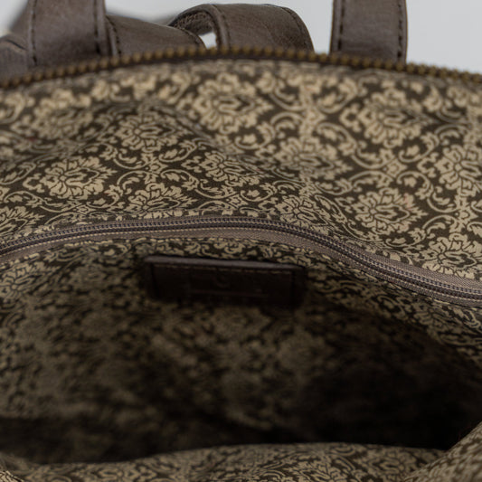 Mushroom Leather Backpack