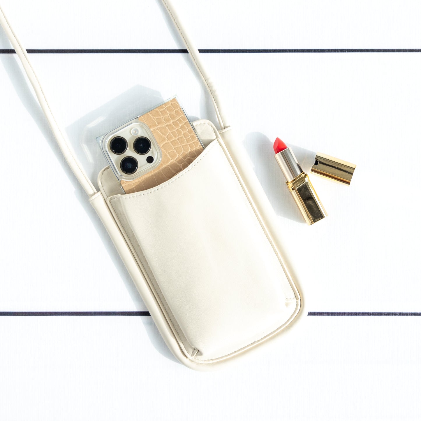 Leather Phone Crossbody Bag
