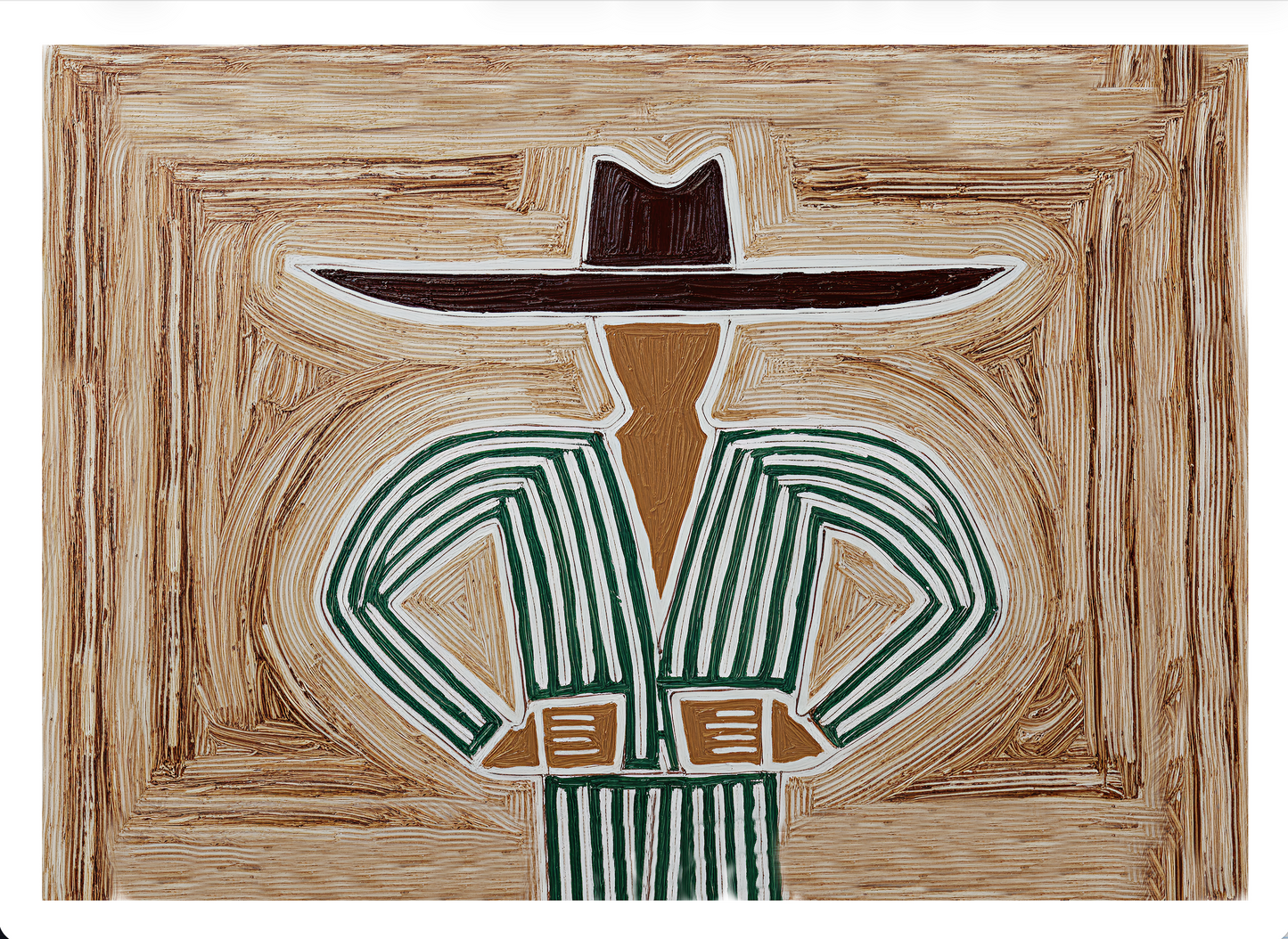 Striped Shirt - Frame Wrapped Canvas - Art