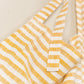Yellow Striped Apron with Ruffle