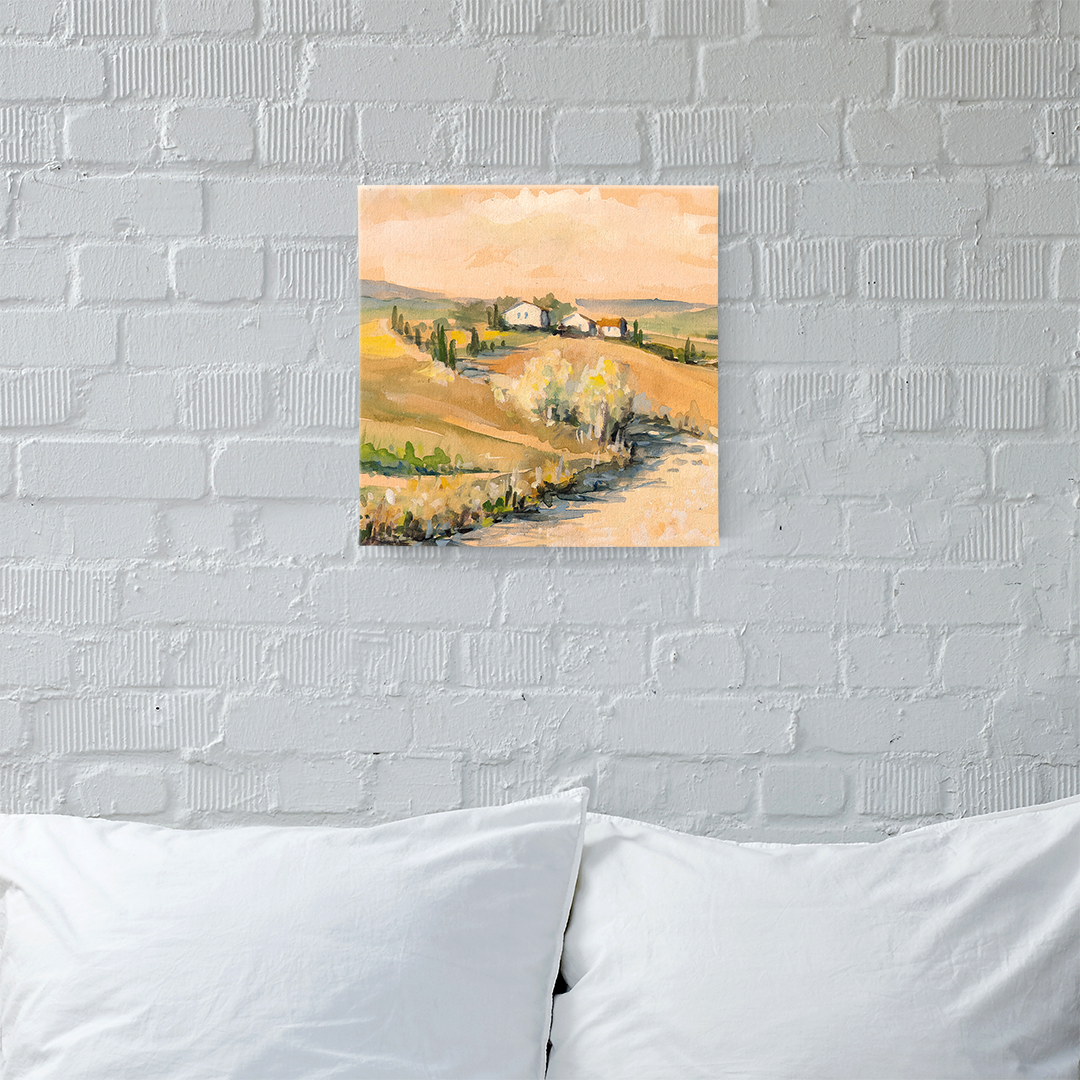 Lush Path Wrapped Canvas