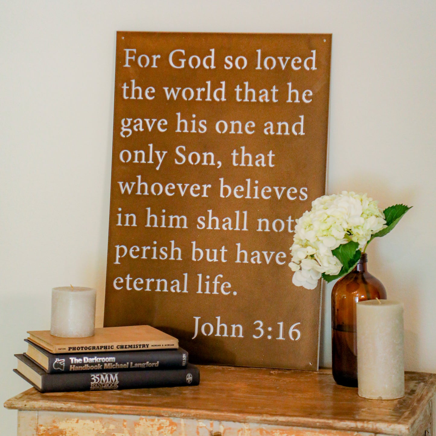 John 3:16 - Metal