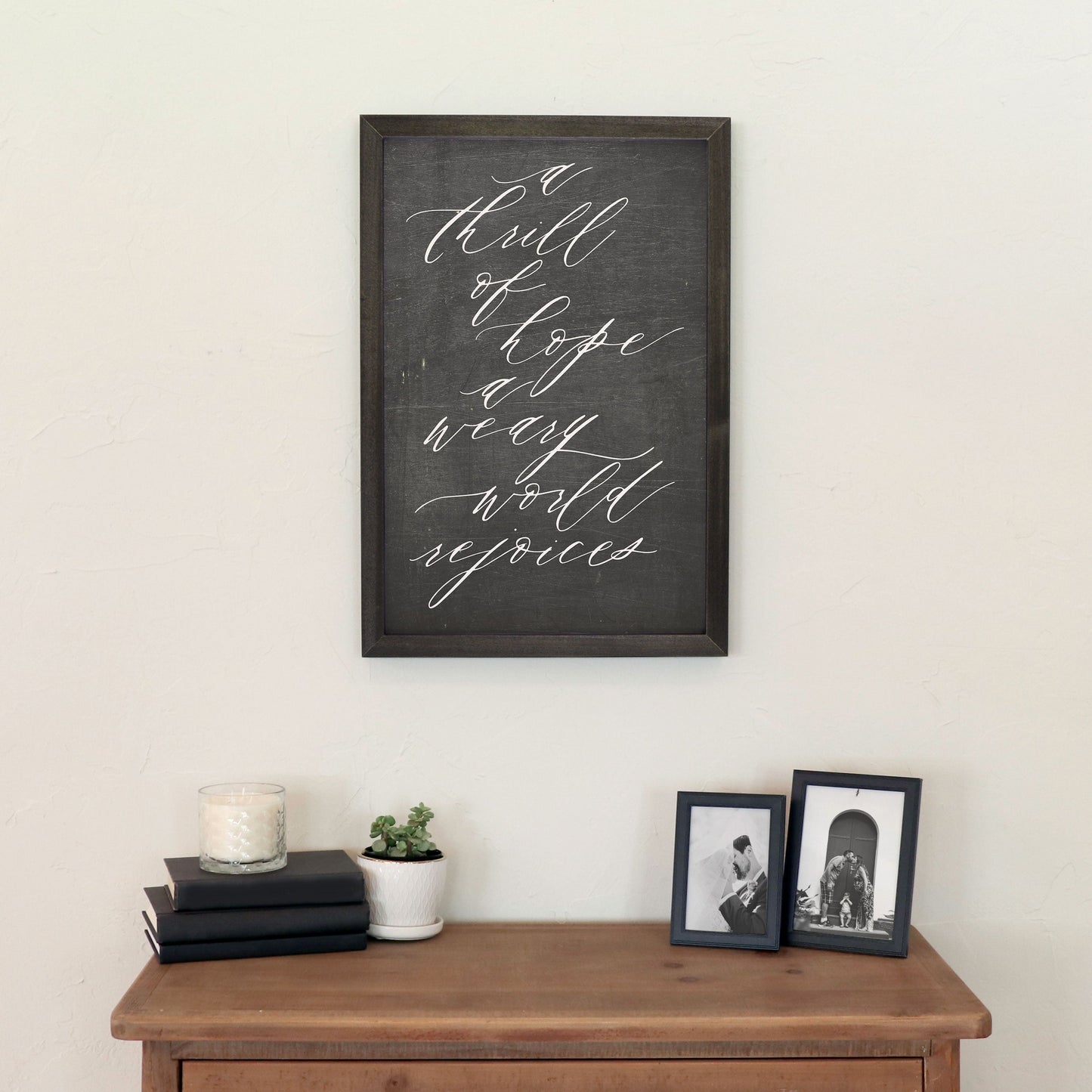 A Thrill of Hope - Chalkboard