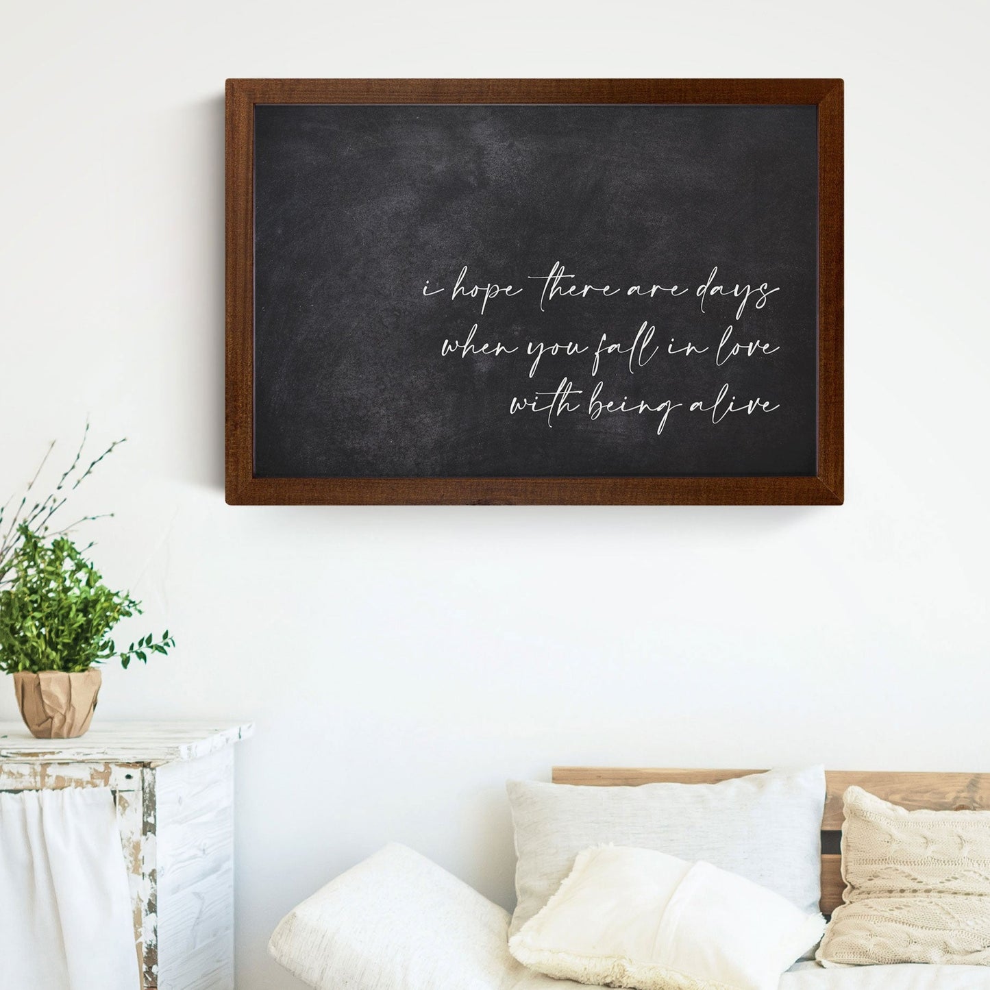 Smallwoods I Hope You Fall In Love With Being Alive Art Print