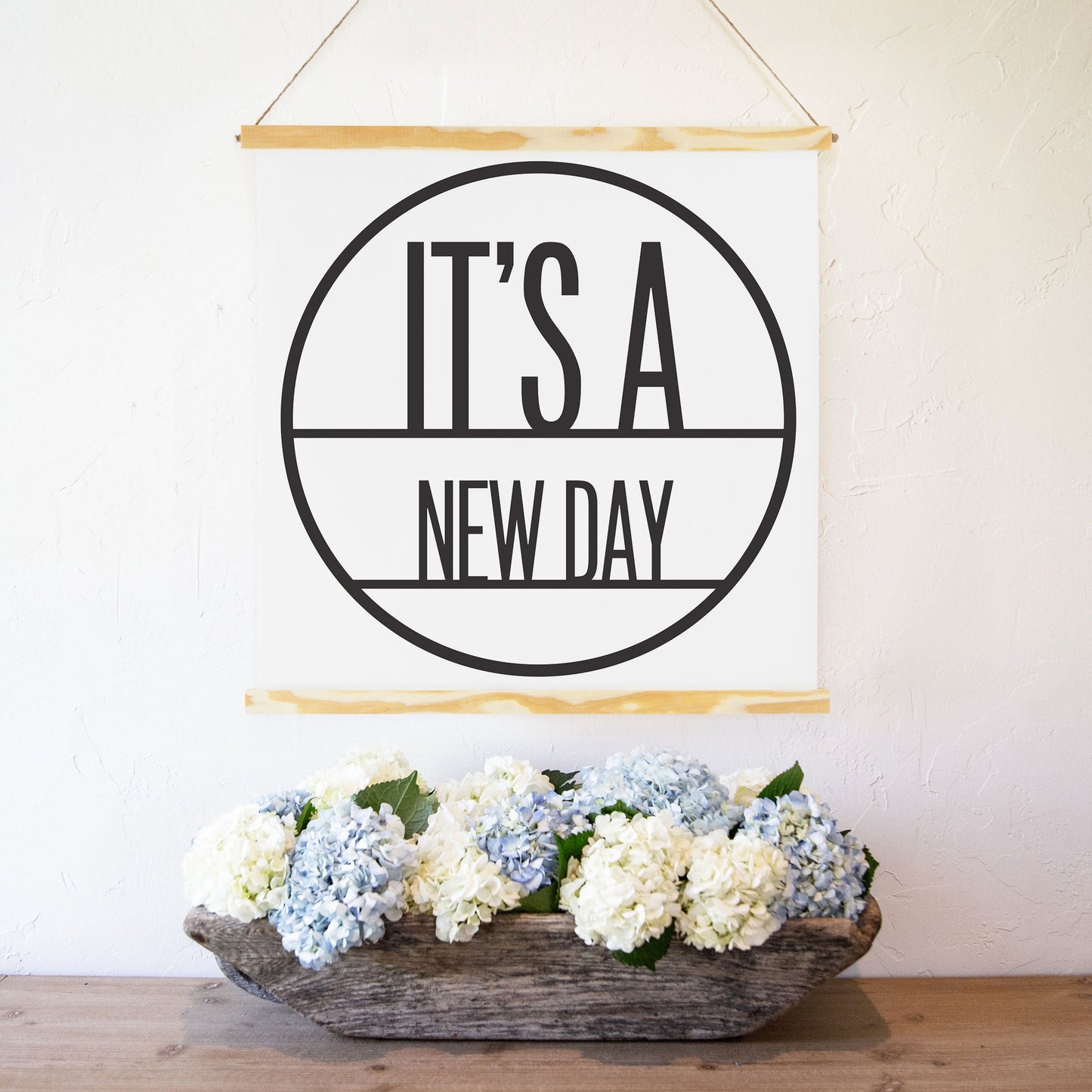 Smallwoods It's a New Day Wall Art - Inspirational Quote Sign