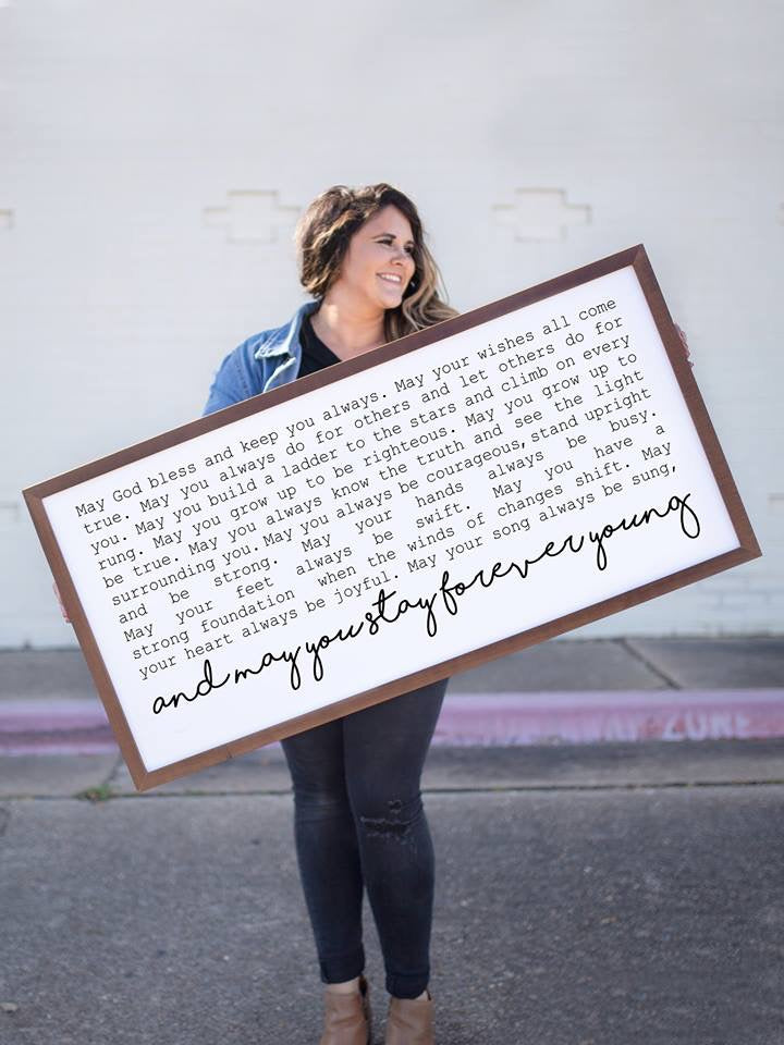 Though I Can't See You, You're Always By My Side - Upload Image, Personalized Shaped Wood Sign