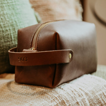 Full-Grain Leather Travel Bag