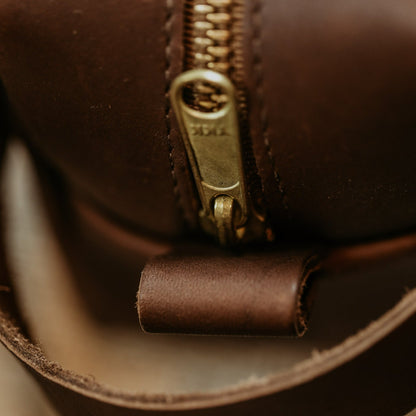 Full-Grain Leather Travel Bag