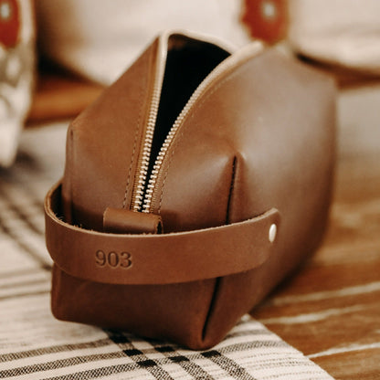 Full-Grain Leather Travel Bag
