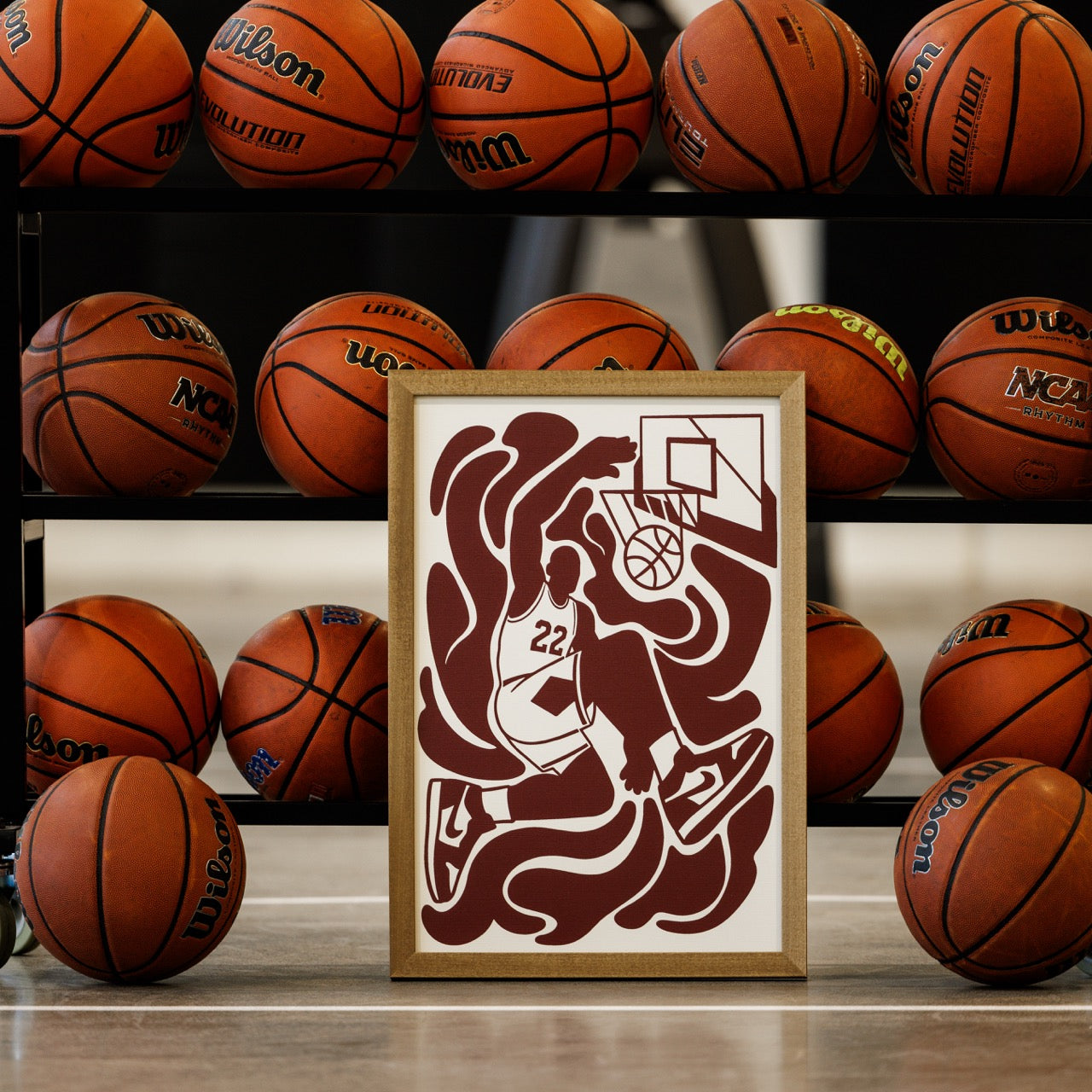 The Dunk - Crimson