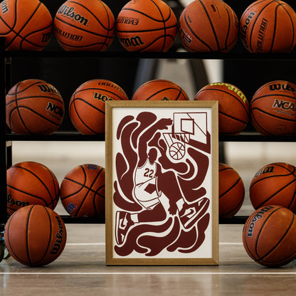 The Dunk - Crimson