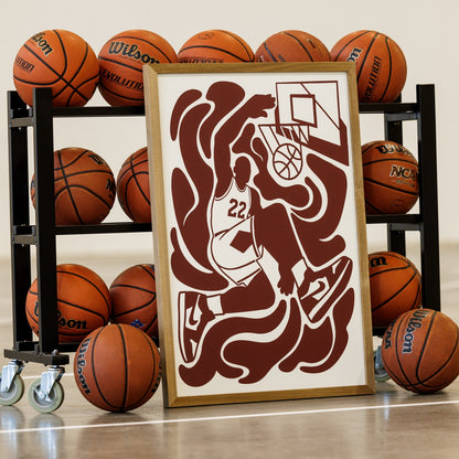 The Dunk - Crimson