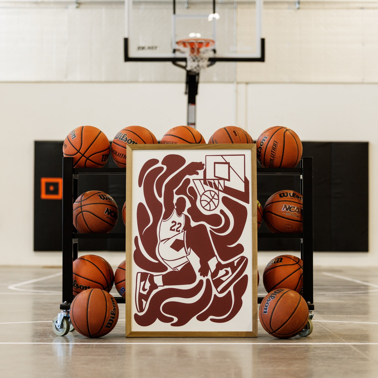 The Dunk - Crimson