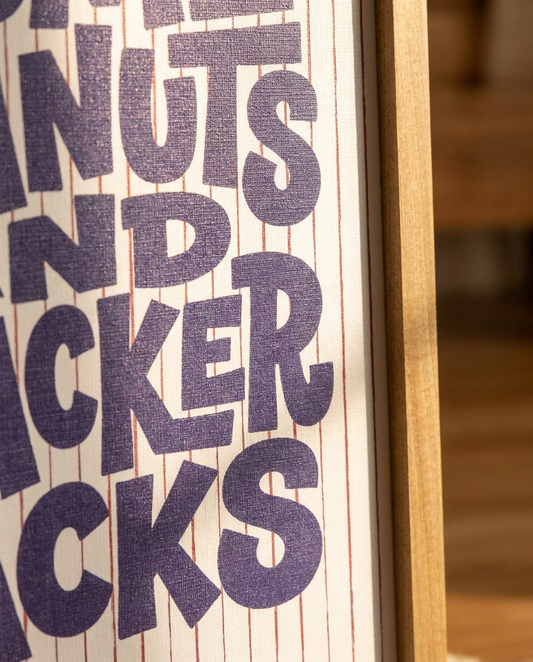 Striped Peanuts and Cracker Jacks