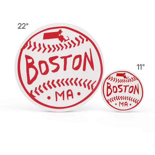 Boston Baseball Wood Wall Art