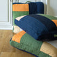 Square Quilted Patchwork Pillow