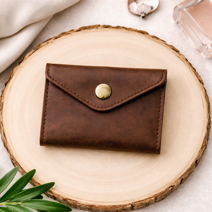 Mini Leather Envelope Wallet