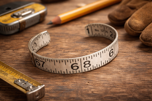 Ruler Cuff Bracelet
