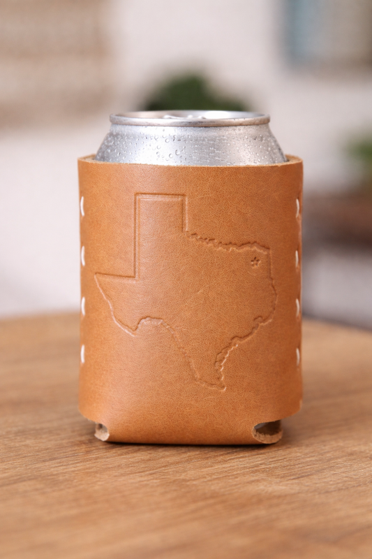 Texas State Leather Can Jacket
