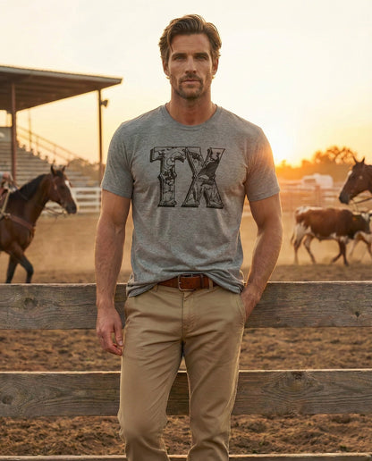 Collage Texas Tee