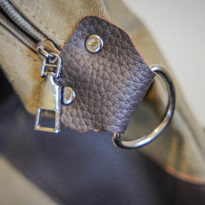 Canvas & Faux Leather Everyday Tote