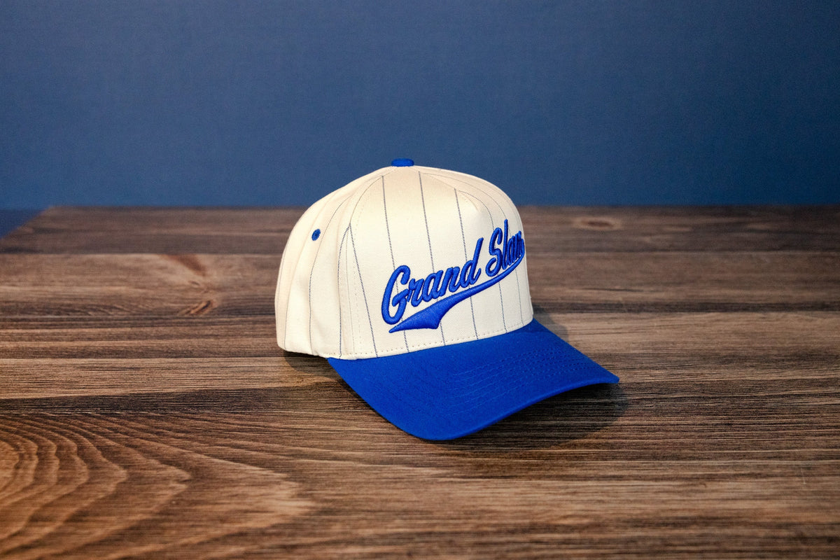 Grand Slam Vintage Pinstripe Snapback Hat