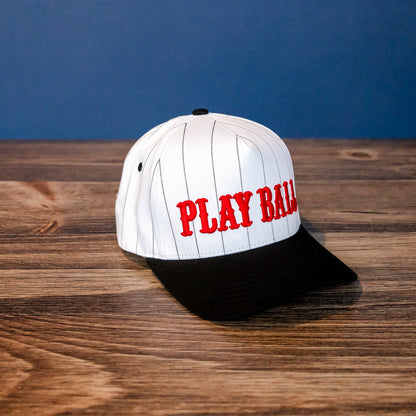 Play Ball Vintage Pinstripe Hat