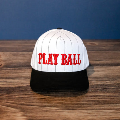 Play Ball Vintage Pinstripe Hat