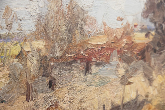 French Farmland - Wood Frame - Art