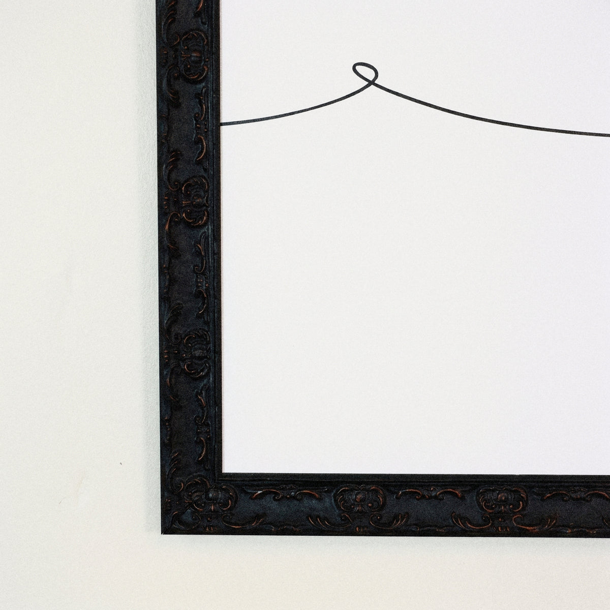 Forever Be My Always framed art, Country Rustic Black frame, XL, frame close-up