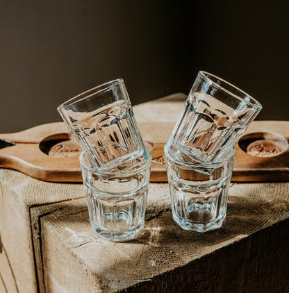 Serving Paddle & Shot Glasses