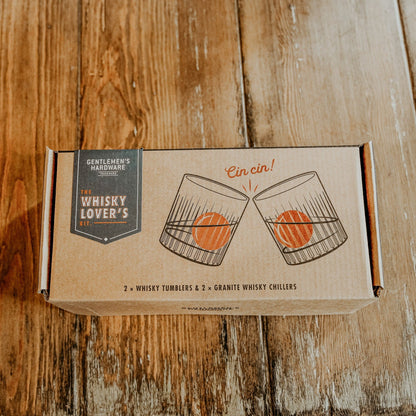 Tumbler & Whiskey Stones Set