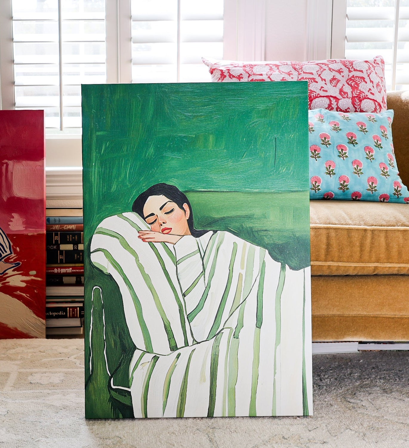 Nap Queen  – 20x30 Wrapped Canvas