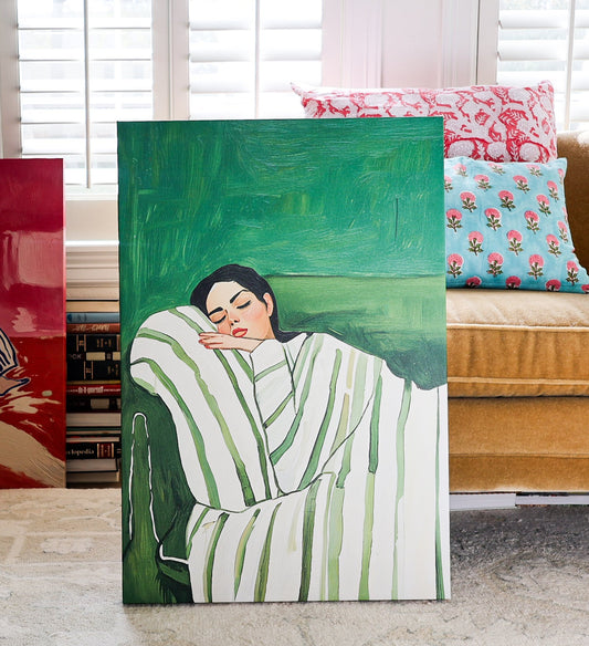 Nap Queen  – 20x30 Wrapped Canvas