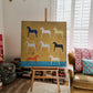 Horses – 38x38 Original Wrapped Canvas