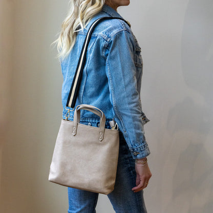 Crossbody with Striped Strap
