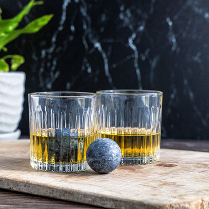 Tumbler & Whiskey Stones Set