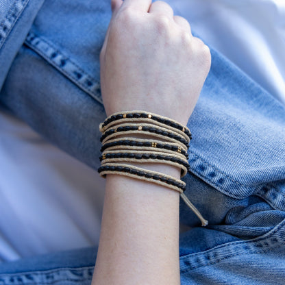 5 Wrap Beaded Bracelet