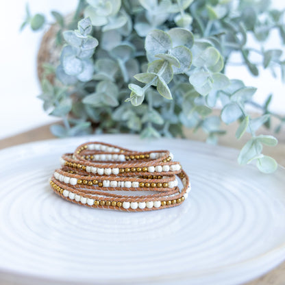 5 Wrap Beaded Bracelet
