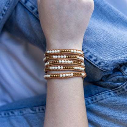 5 Wrap Beaded Bracelet