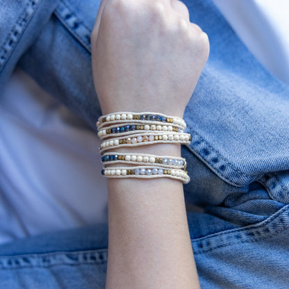 5 Wrap Beaded Bracelet