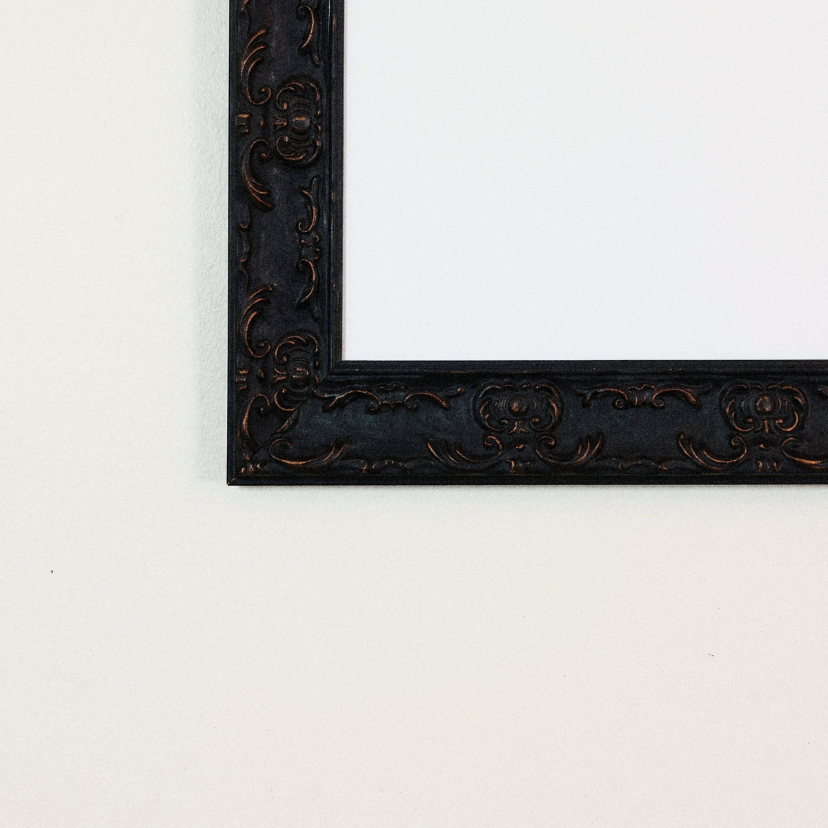 Most Wonderful Thing framed art, Country Rustic Black frame, L, frame close-up
