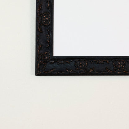 Most Wonderful Thing framed art, Country Rustic Black frame, L, frame close-up