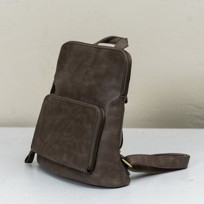 Mushroom Leather Backpack