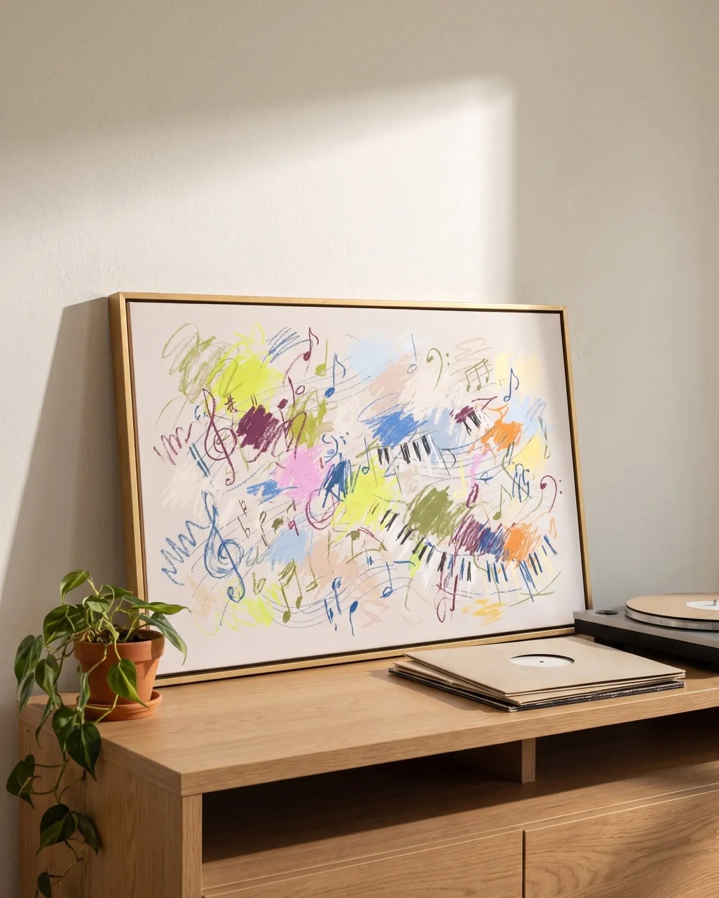 Music - Framed Wrapped Canvas